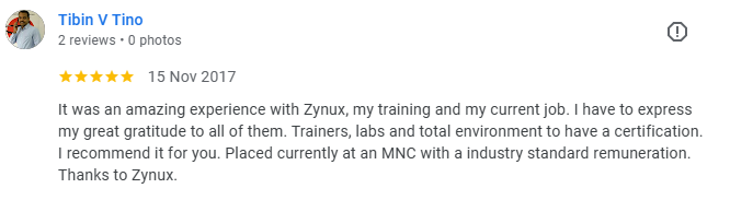 Tibin V Tino Google review