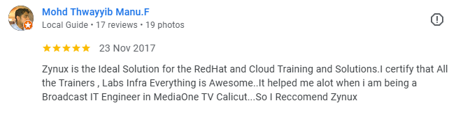 Mohd Thwayyib Manu F Google review