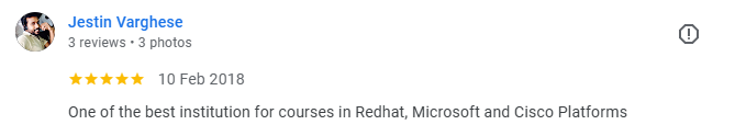Jestin Varghese Google review